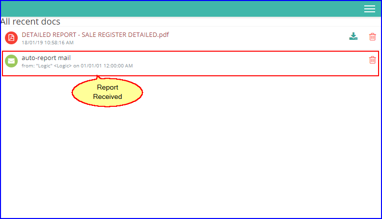 Auto-Report Mail